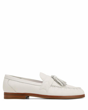 Lido Pure White Wave Cow Leather