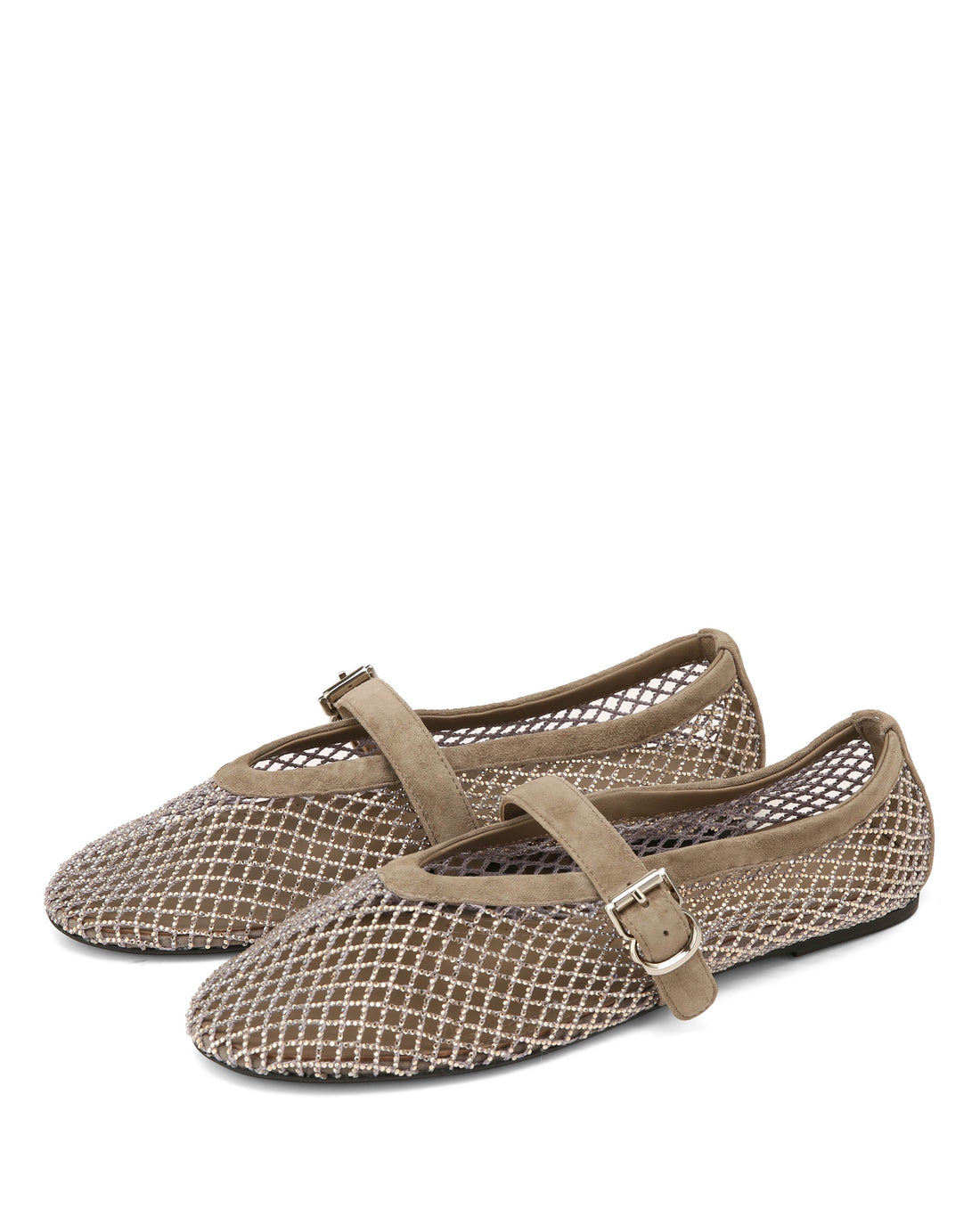 Lucky Taupe Suede/Mesh