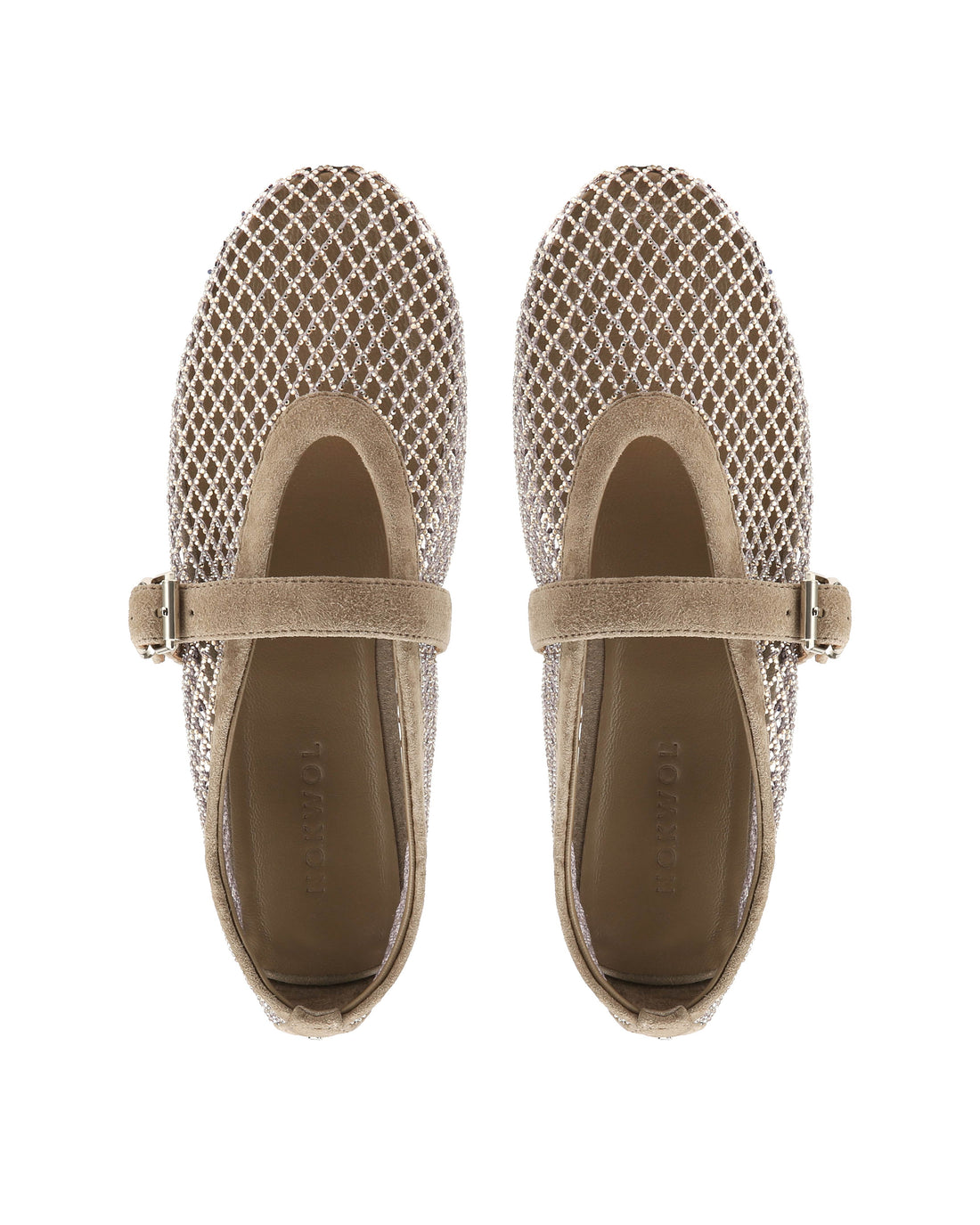 Lucky Taupe Suede/Mesh