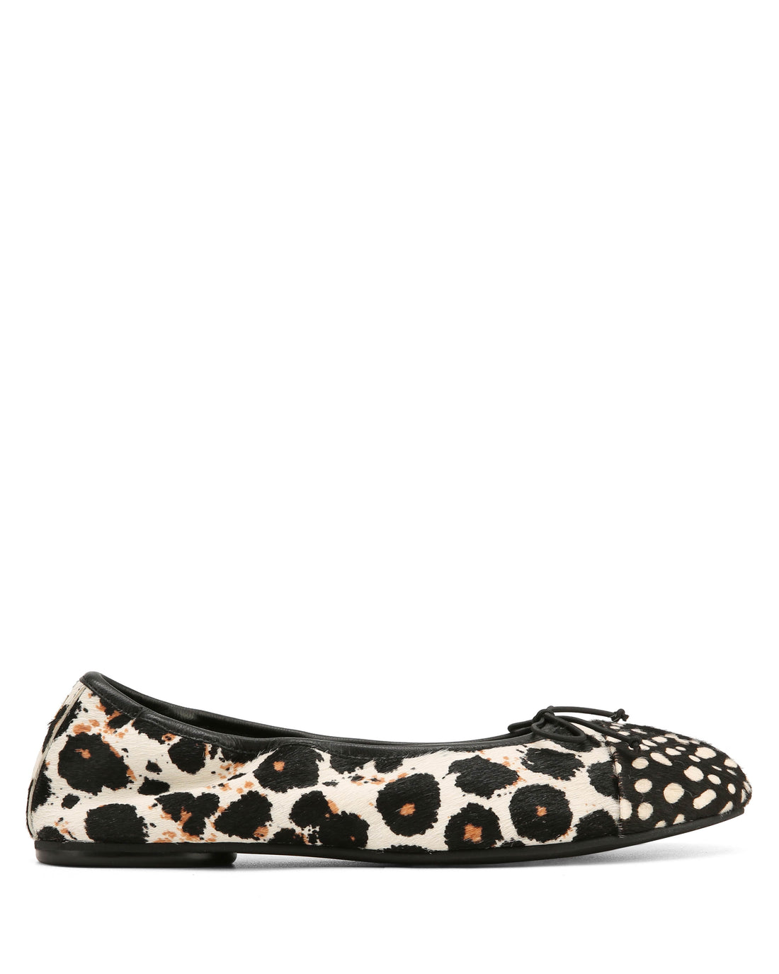 Madison Cow Print Pony/Spot Toe