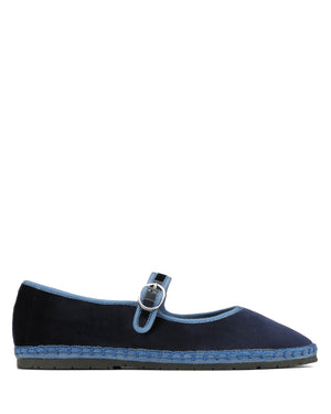Mel Navy Velvet