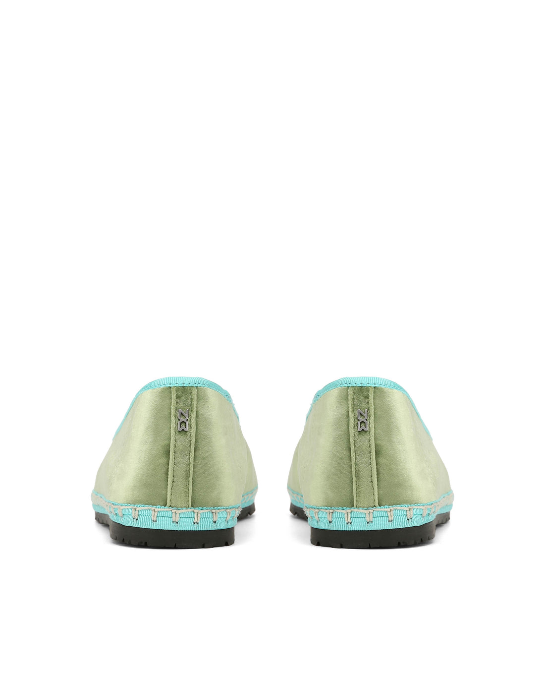 Mok Green/Blue Velvet