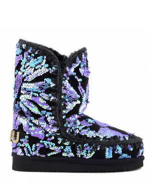 Eskimo 24 - Big Logo Studs Sequins Lilac On Velvet MU.FW101031K