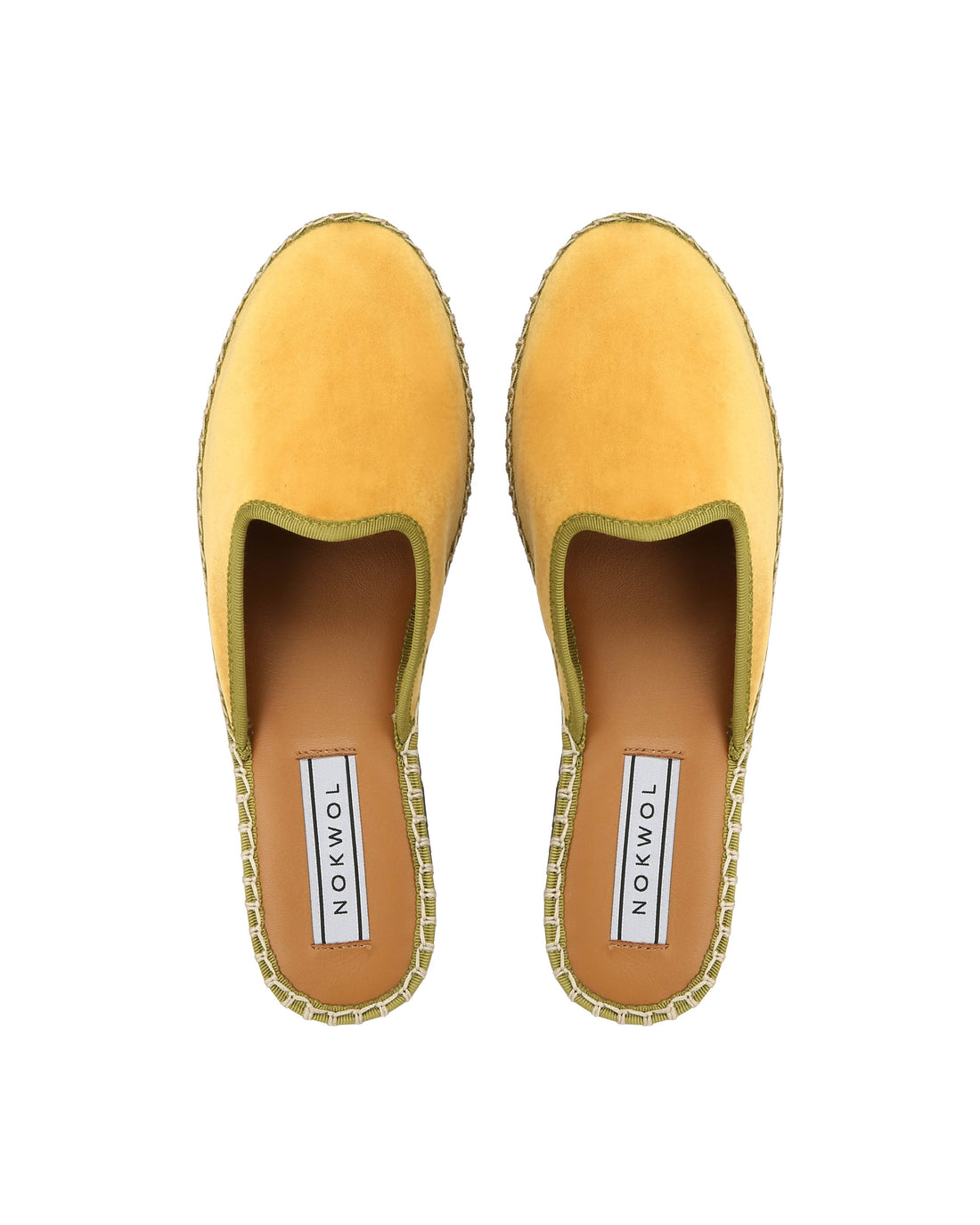 Myra Mustard/Green Velvet