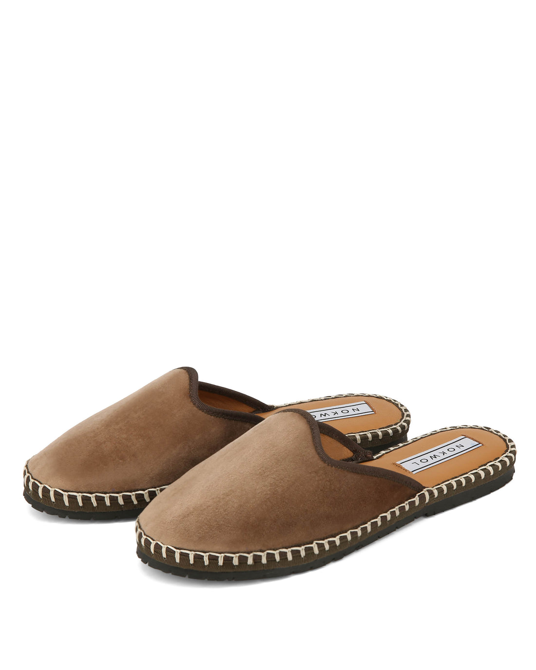 Myra Oat/Brown Velvet