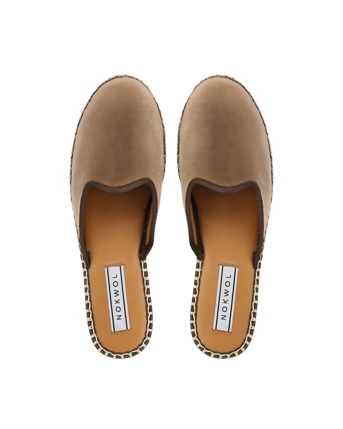 Myra Oat/Brown Velvet