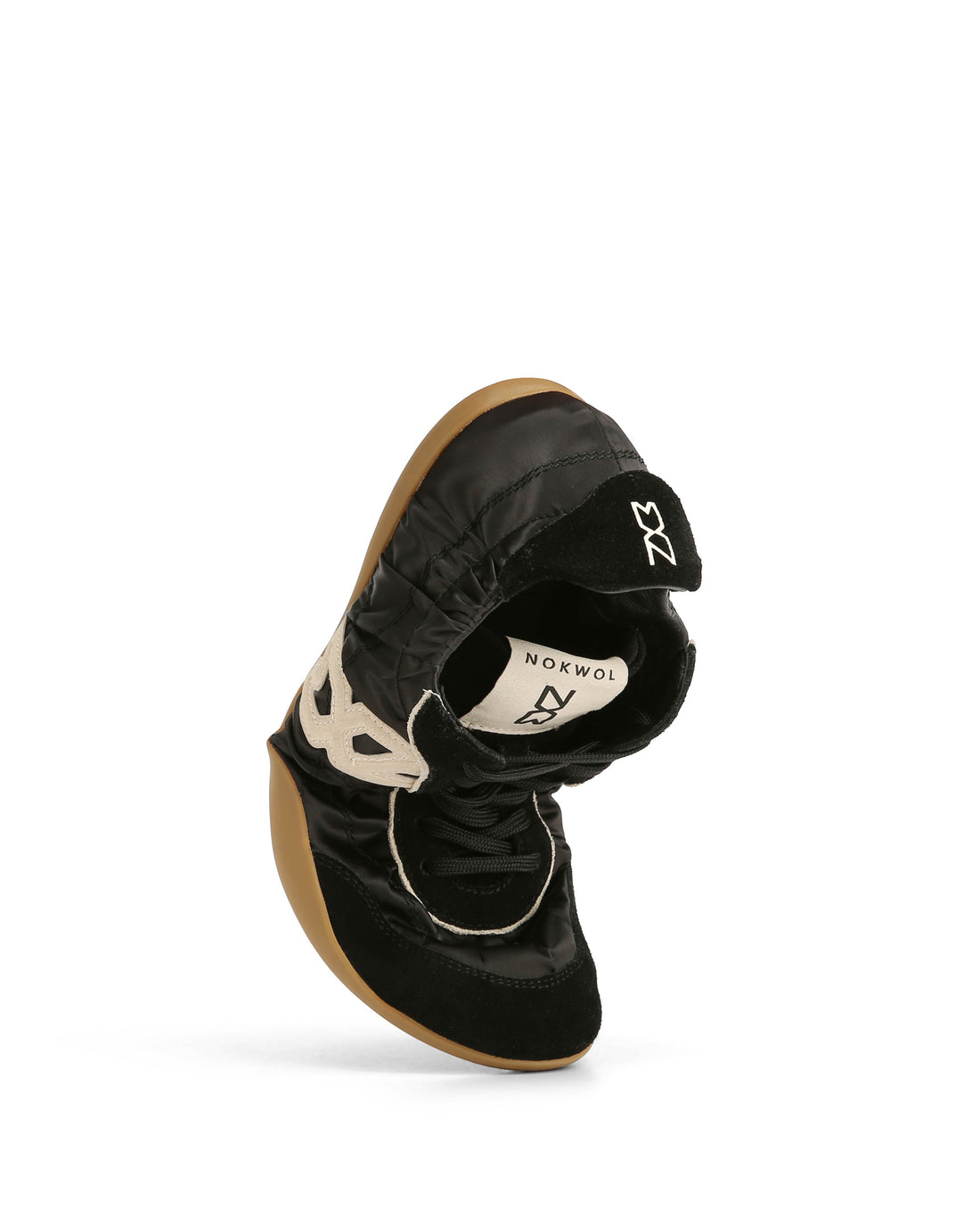 Mystic Satin Black Suede