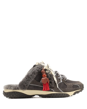 Neo Mule Anthracite Suede/Mesh