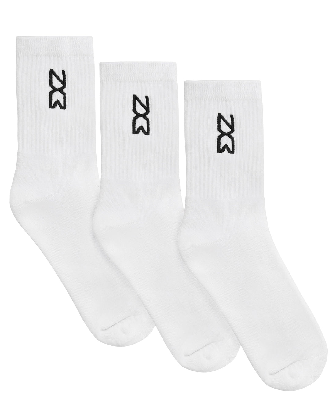 Nokwol Unisex Mid Length Sock White