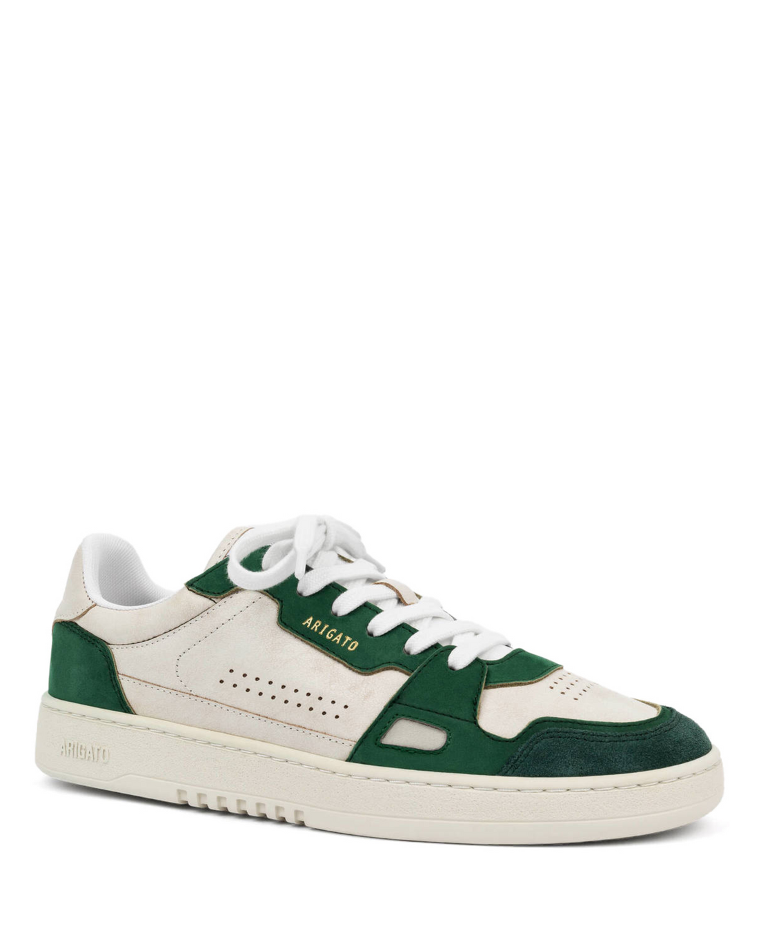 Dice Lo Sneaker White/Green Leather/Suede