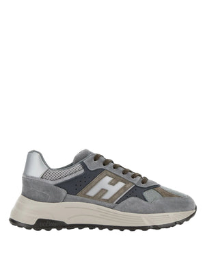 M Hyperlight Mix Sneaker Light Grey Suede
