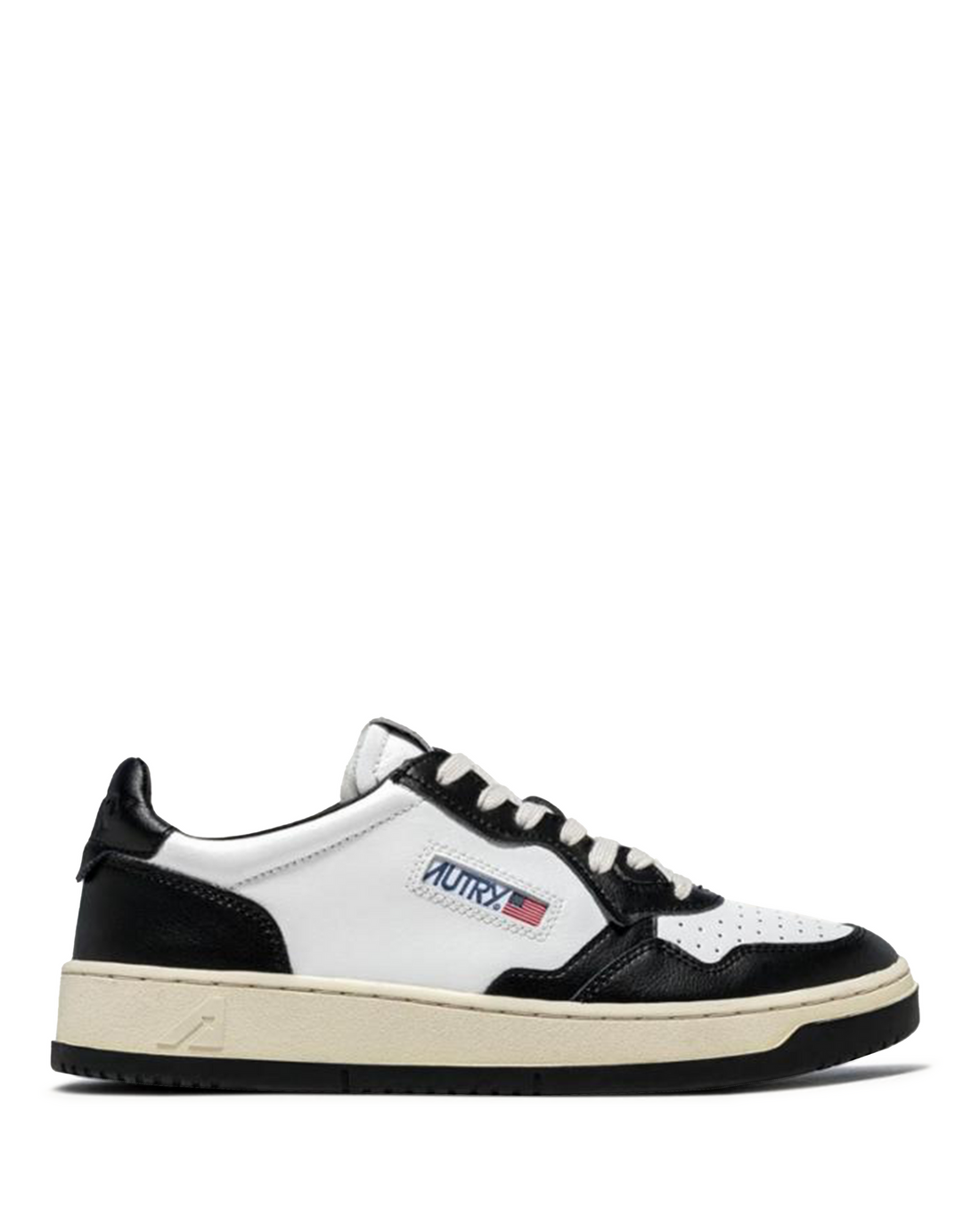 Medalist Low Man White/Black Leather