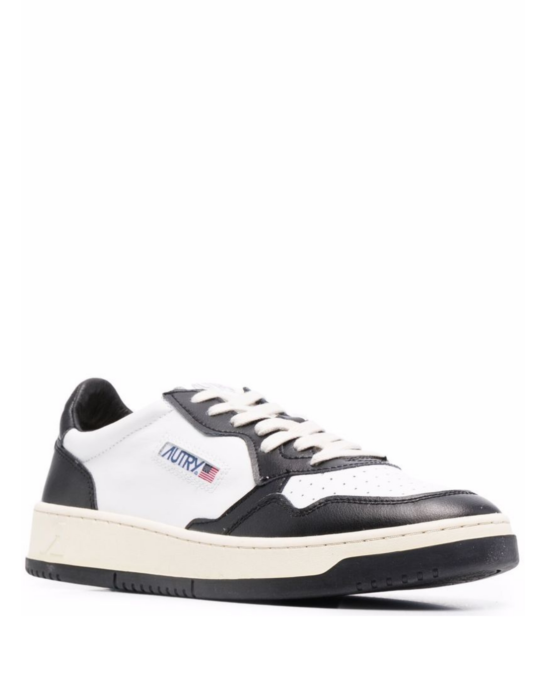 Medalist Low Man White/Black Leather