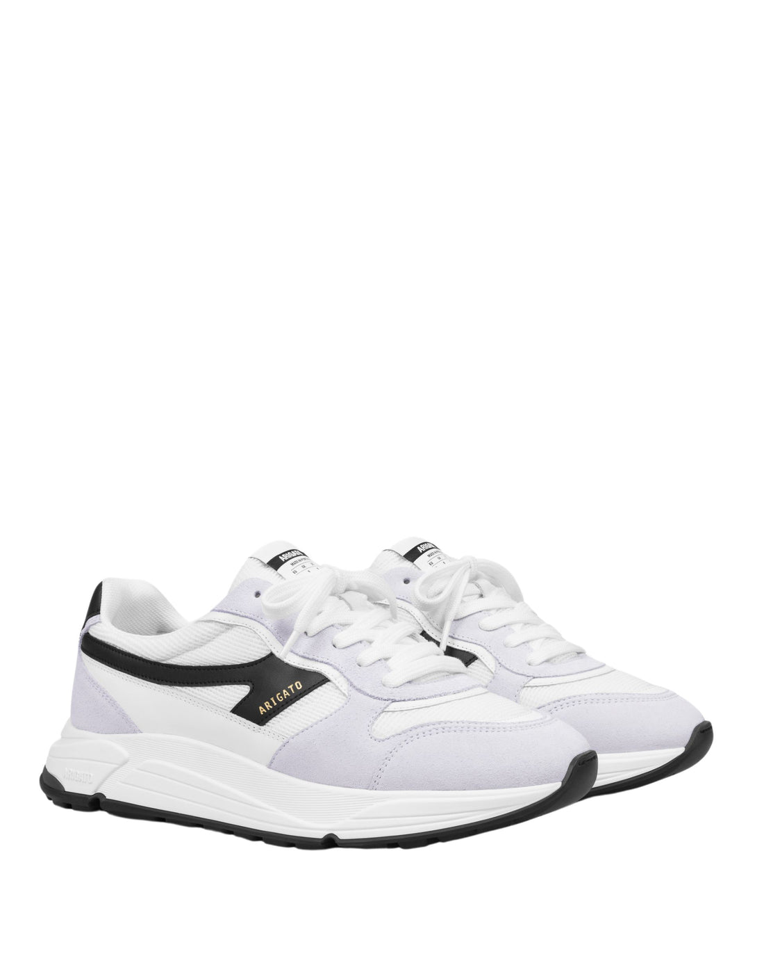 Rush-A Sneaker White/Black Suede/Leather/Mesh