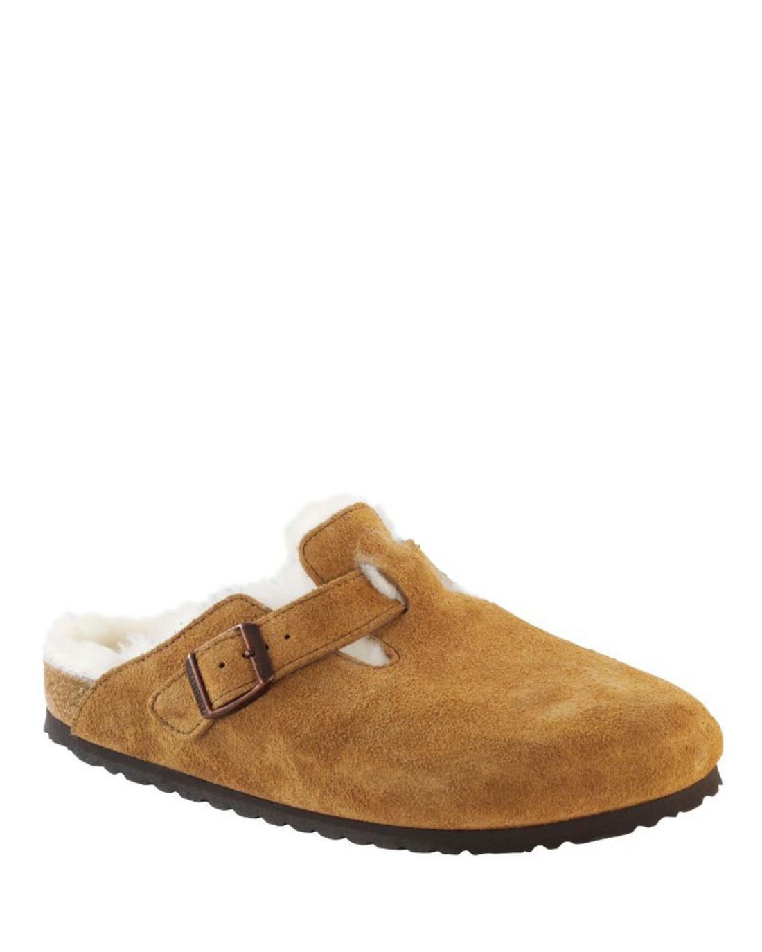 W Boston Shearling Mink Suede