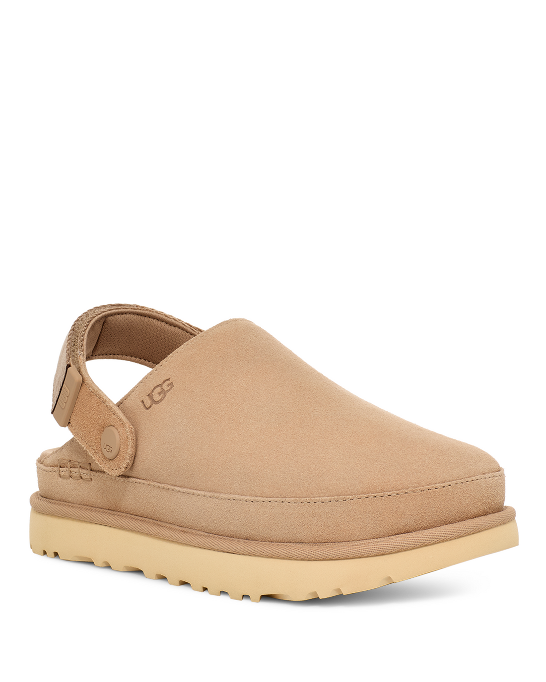 W Goldenstar Clog Sand Suede