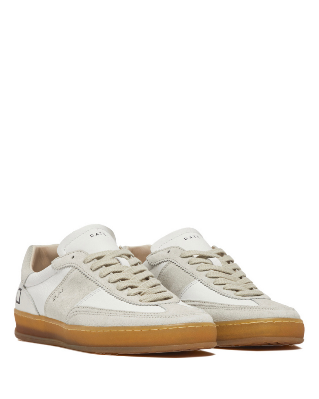 W Sporty Colored White Leather/Suede