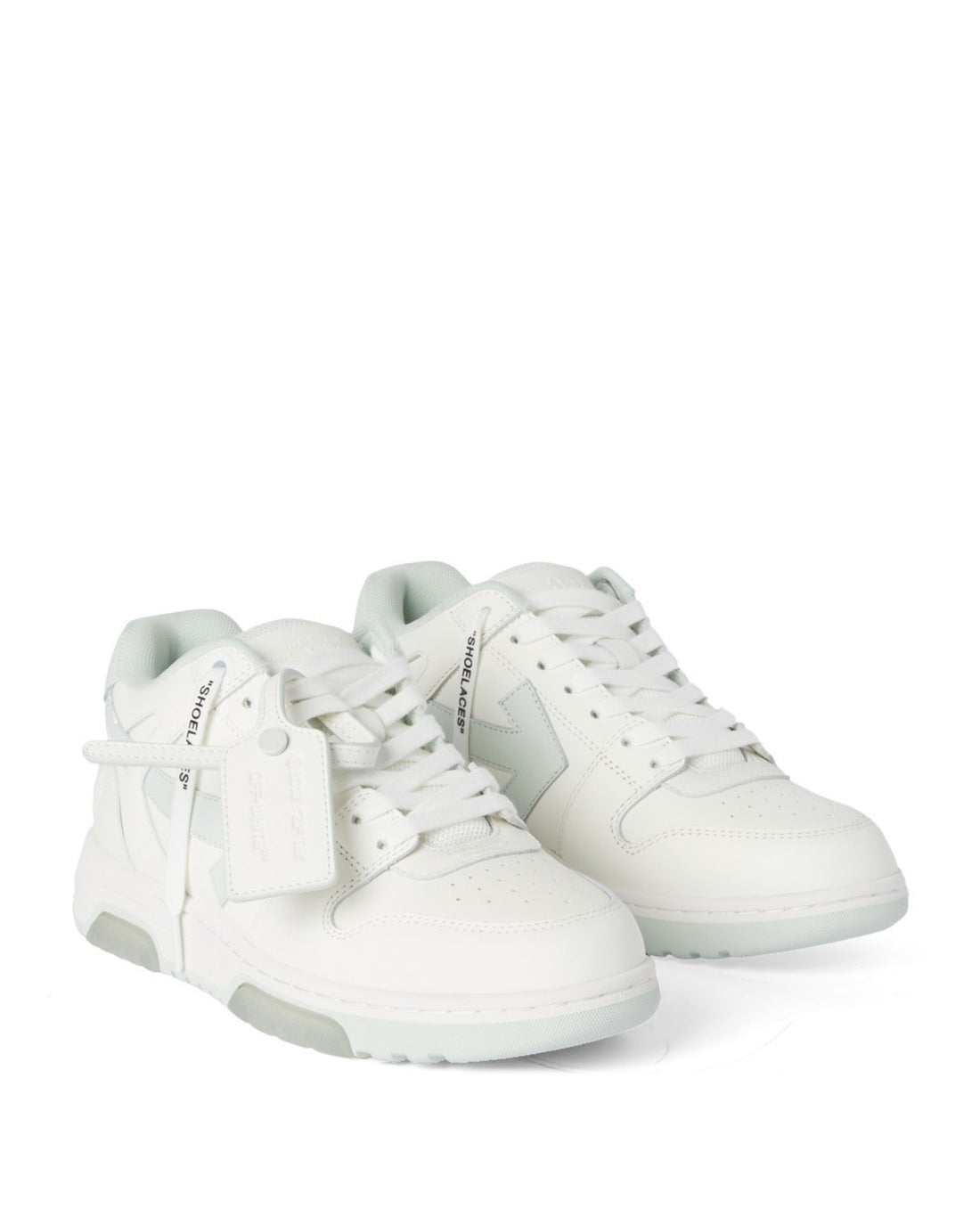 Out Of Office Calf Leather White/Mint