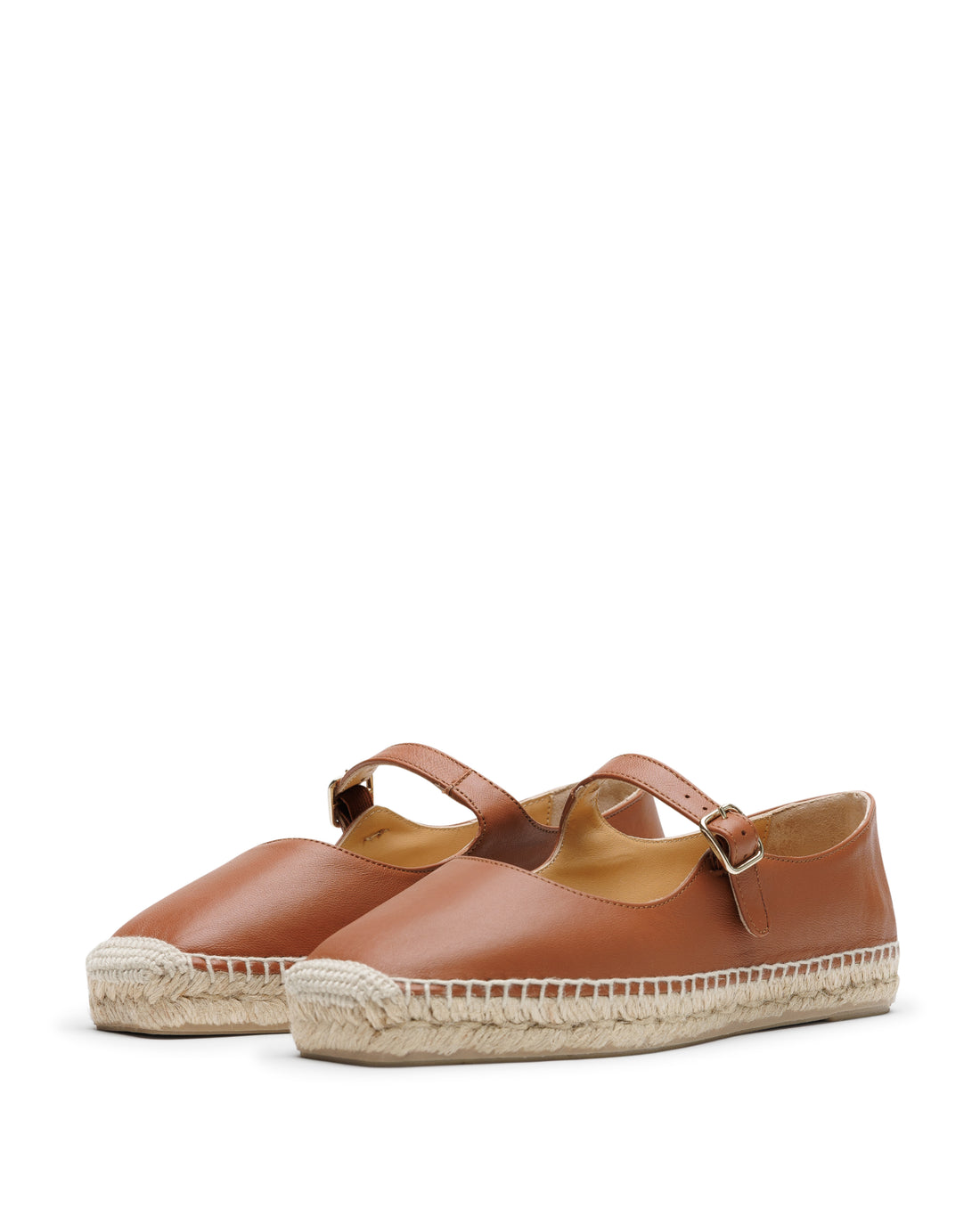 Pepa Mary Jane Cuero Espadrille