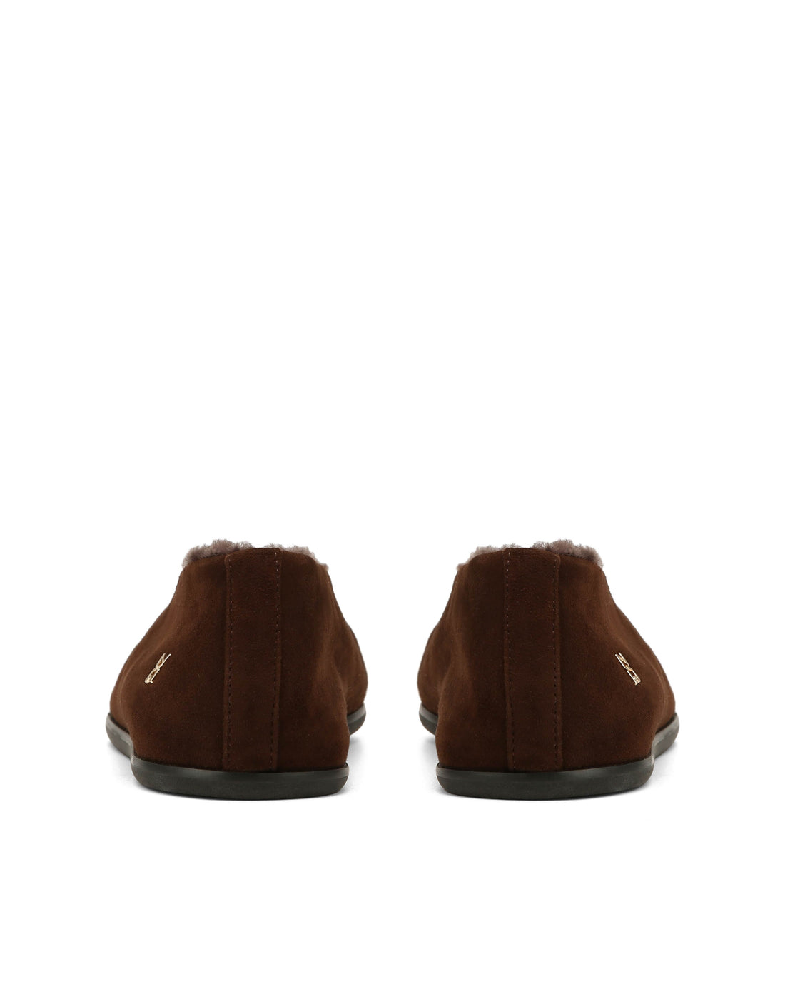 Rina Fur Brown Suede