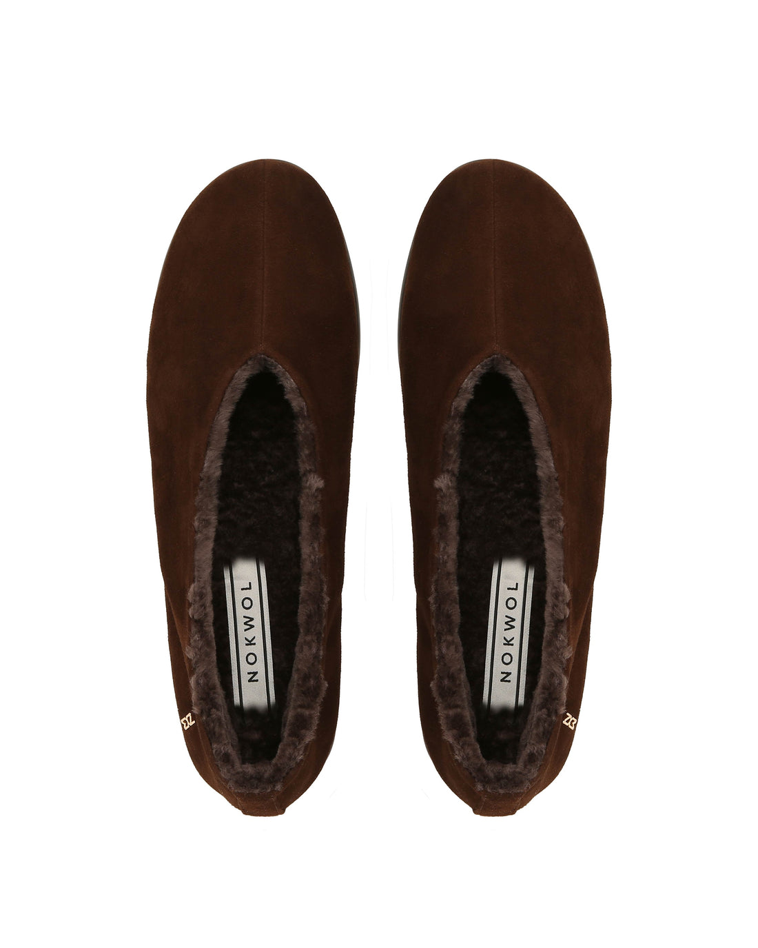 Rina Fur Brown Suede