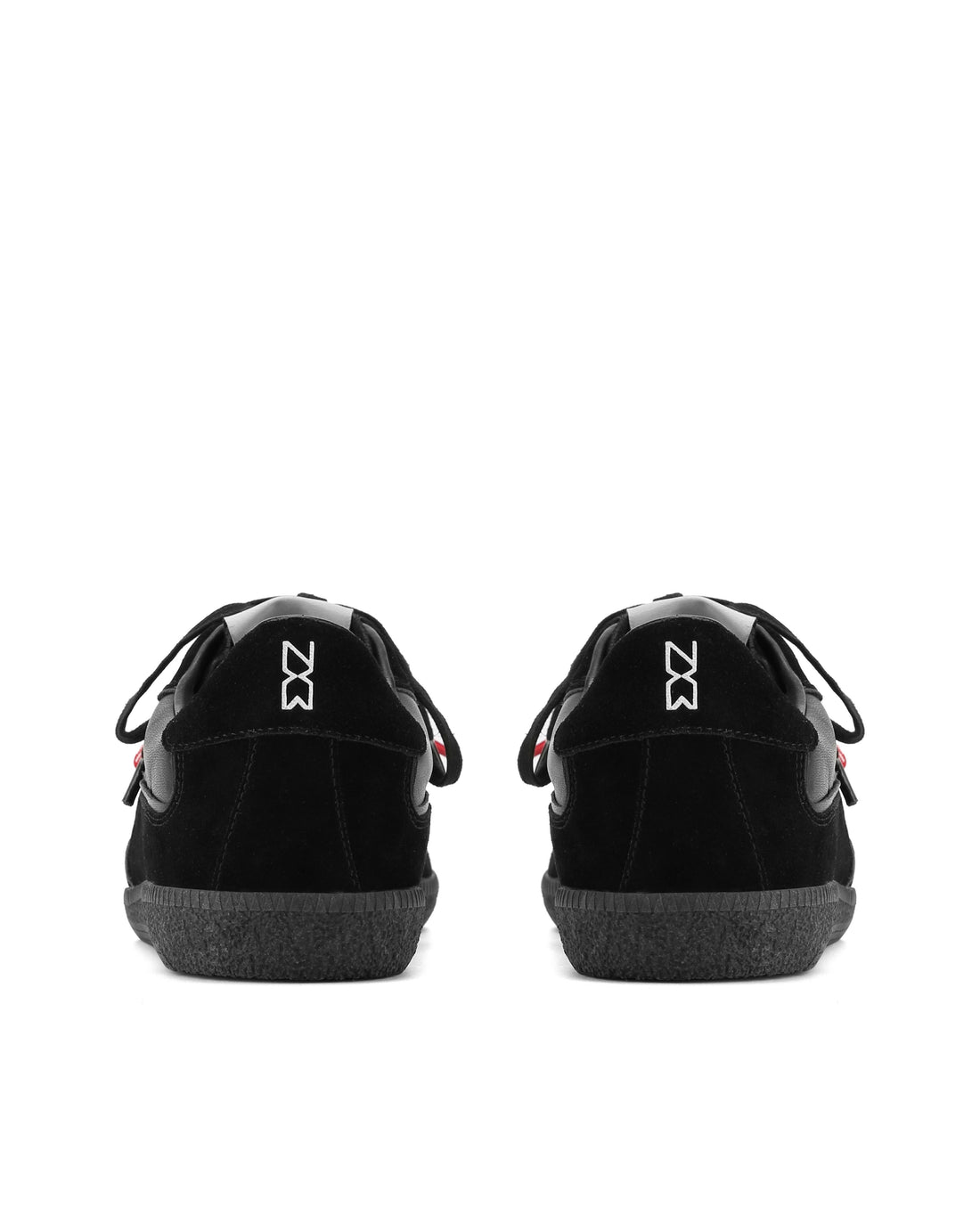 September-M Double Black Suede/Leather