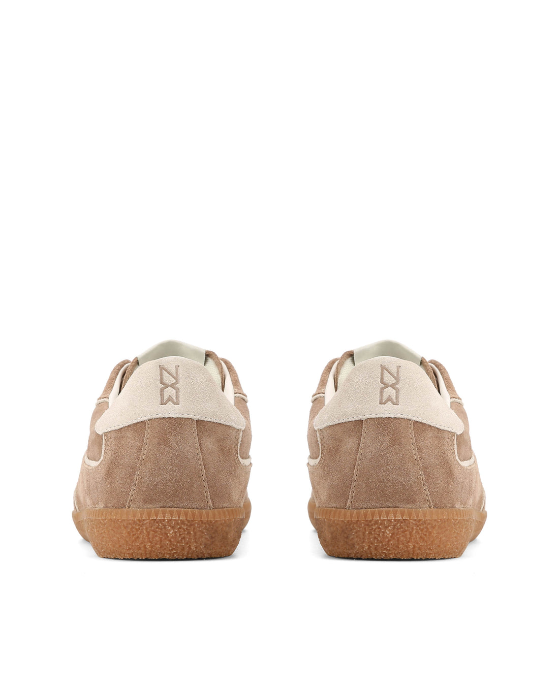 September-M Mushroom/Off White Suede