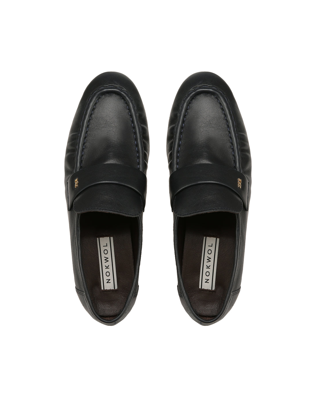 Swifty Navy Glazed Leather