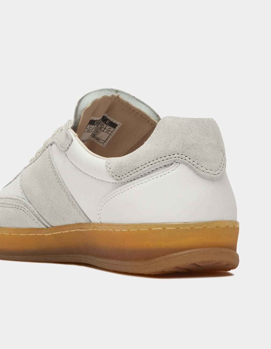 W Sporty Colored White Leather/Suede