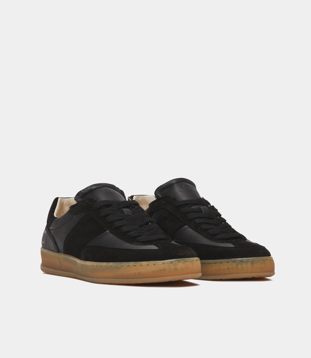 M Sporty Calf Black Leather/Suede