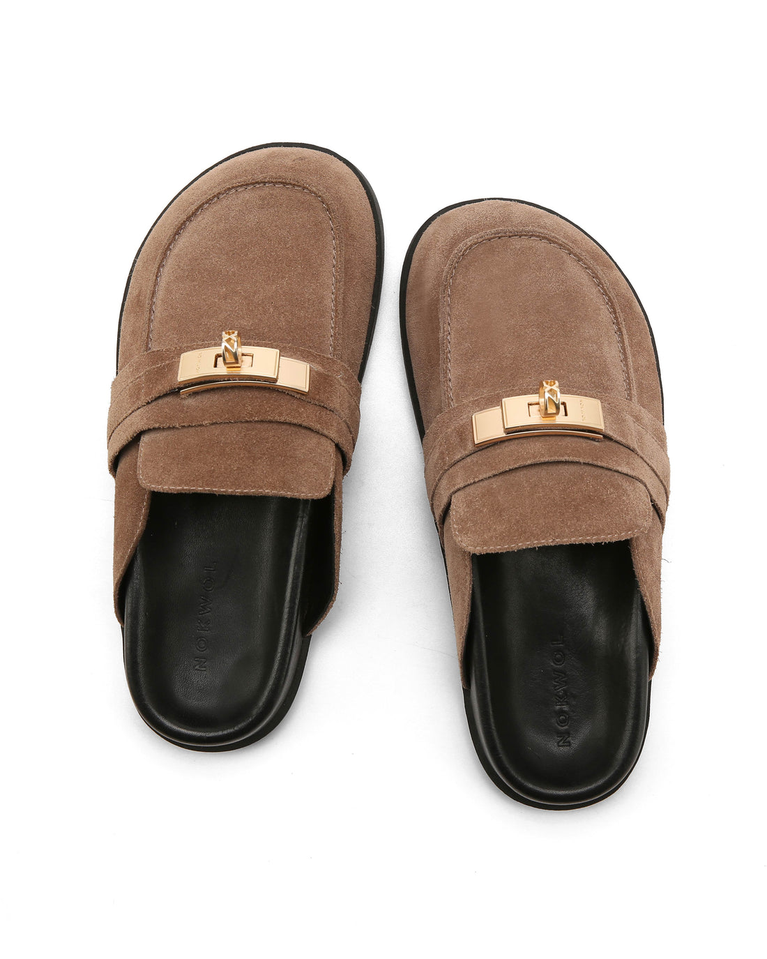 Tammy Mushroom Suede Mules - Nokwol