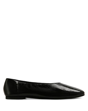 Tamsin Black Crinkle Patent