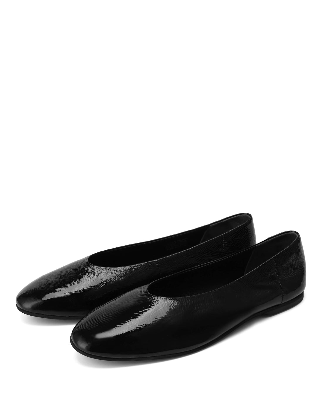 Tamsin Black Crinkle Patent
