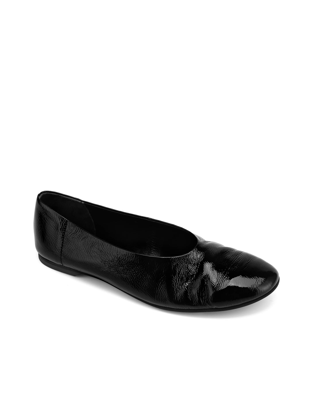 Tamsin Black Crinkle Patent