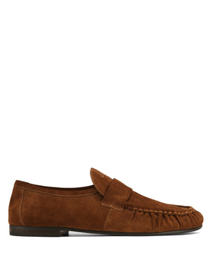 The Wall Street Loafer Dark Chestnut Cow Suede