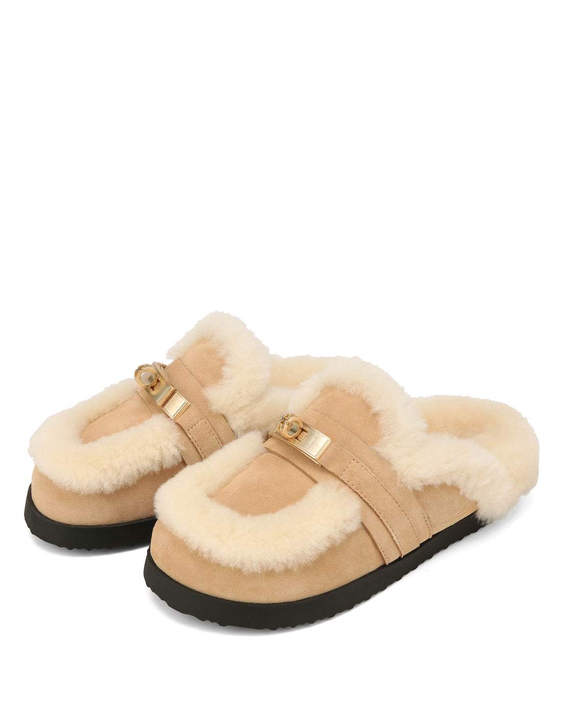 Toby Fur Beige Suede
