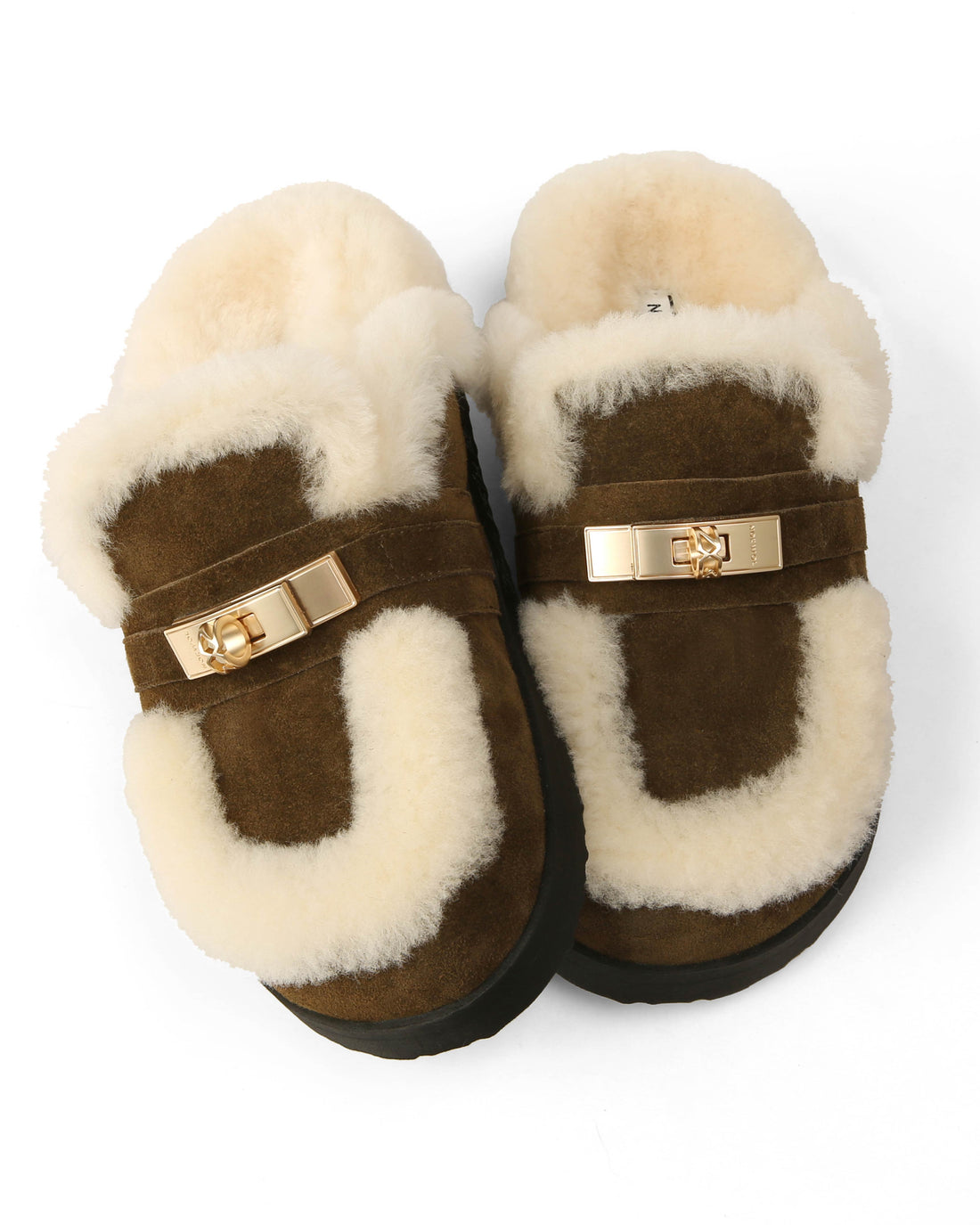 Toby Fur Khaki Suede