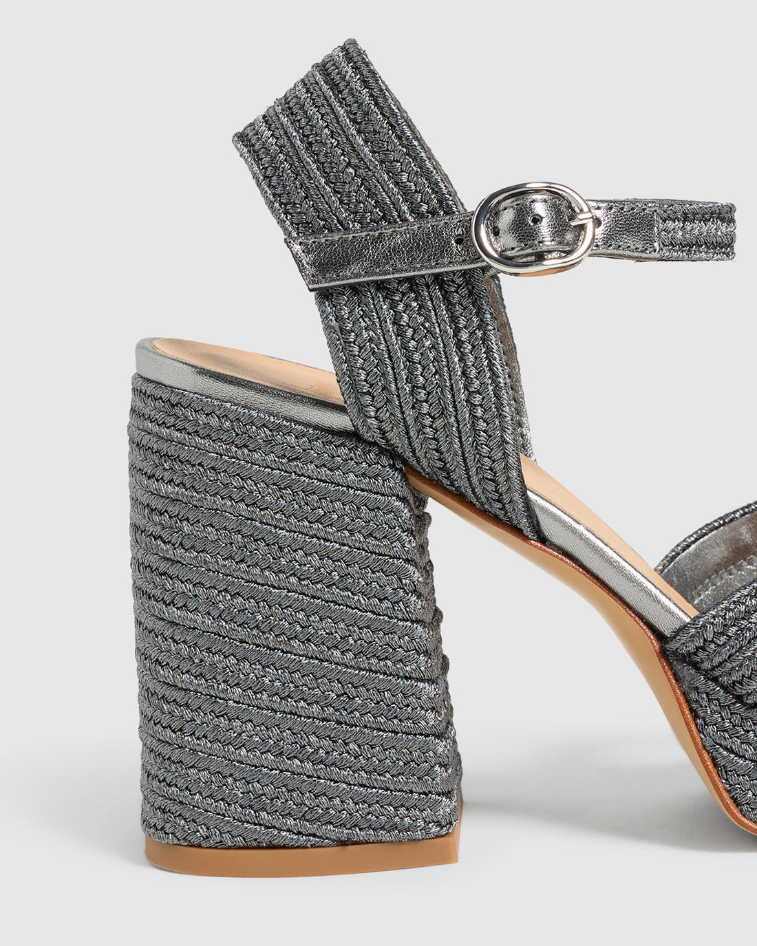 Valle Grey Platform Sandal