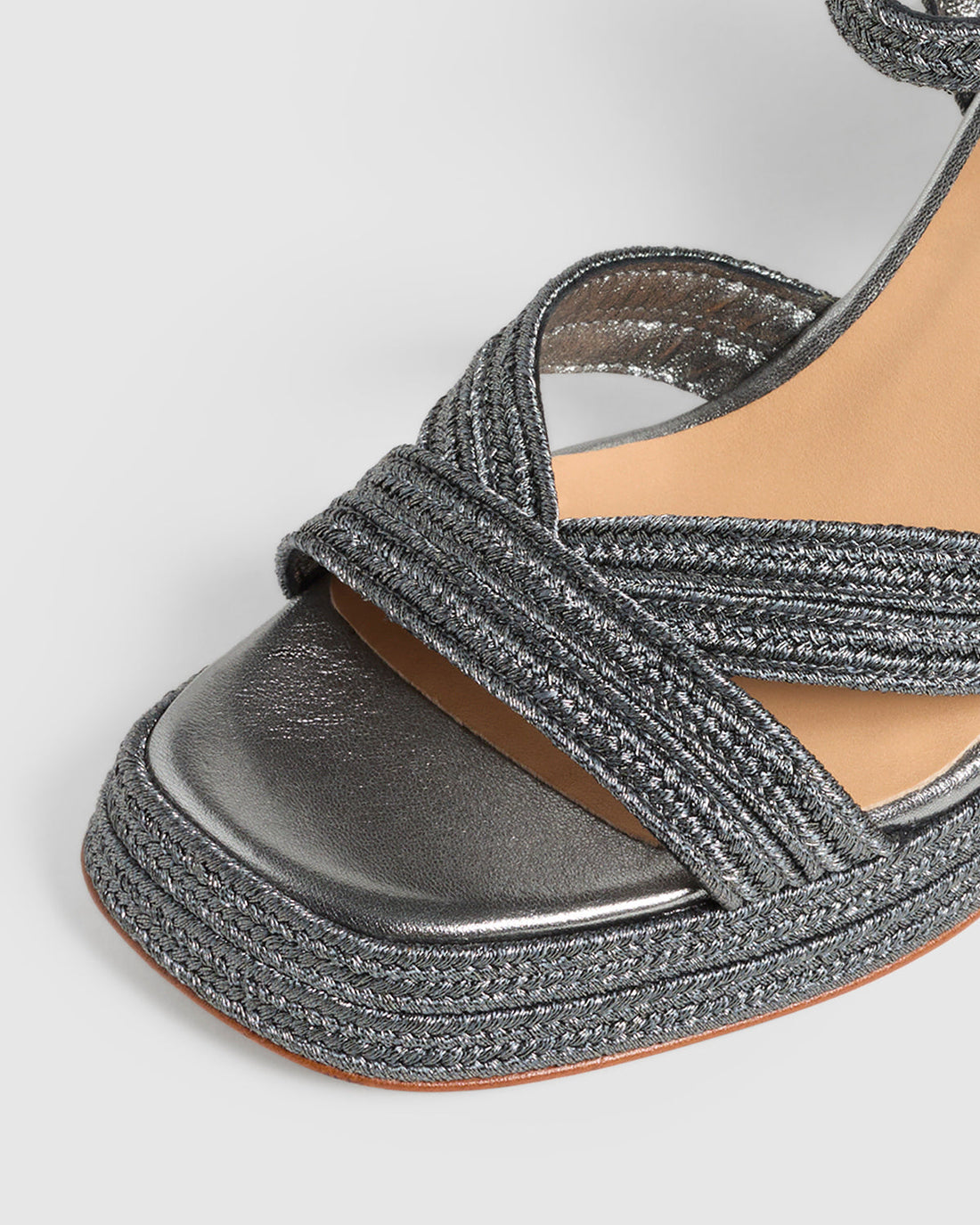 Valle Grey Platform Sandal