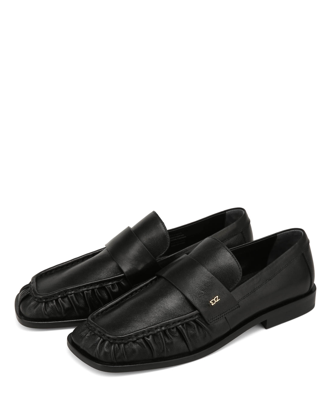 Venus Black Glazed Leather