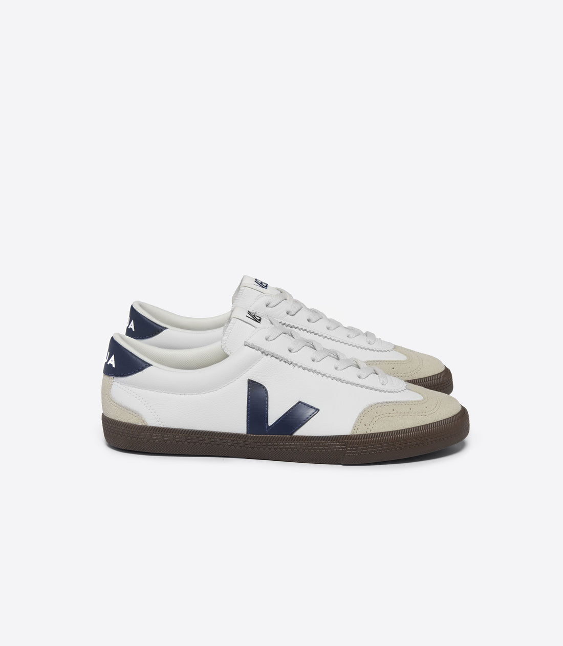 W Volley White/Nautico/Bark O.T. Leather