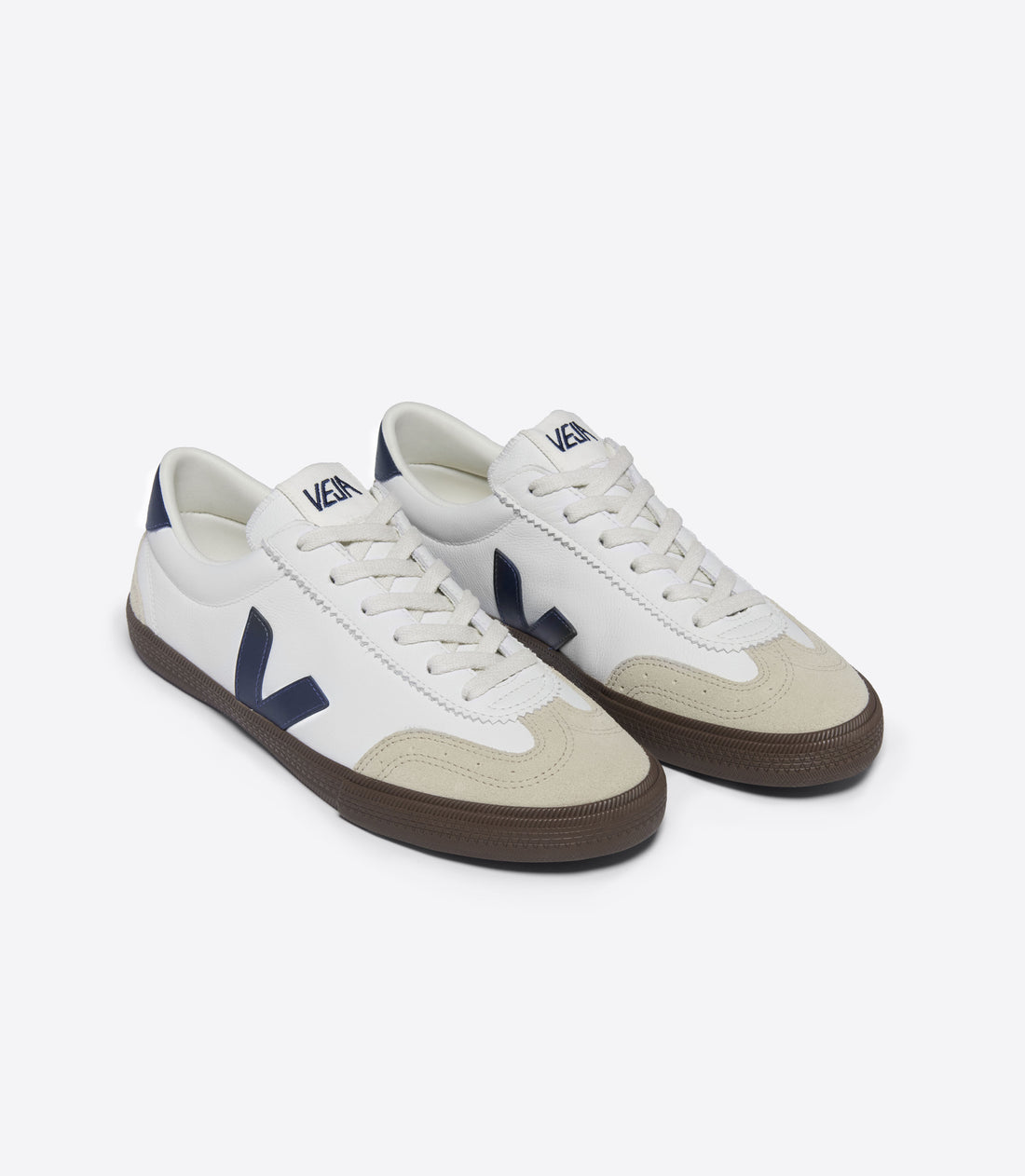 W Volley White/Nautico/Bark O.T. Leather