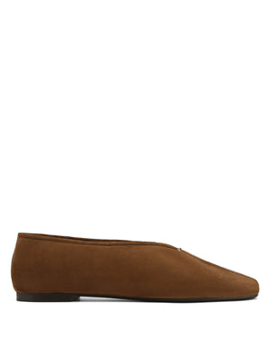 Zandra Walnut Suede