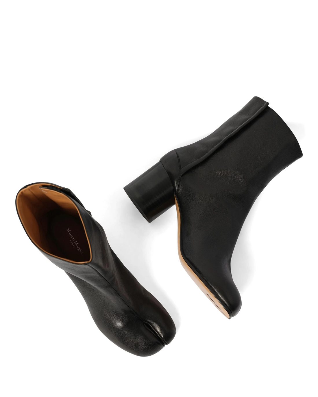 Tabi Ankle Boots H60 Black Calf Leather